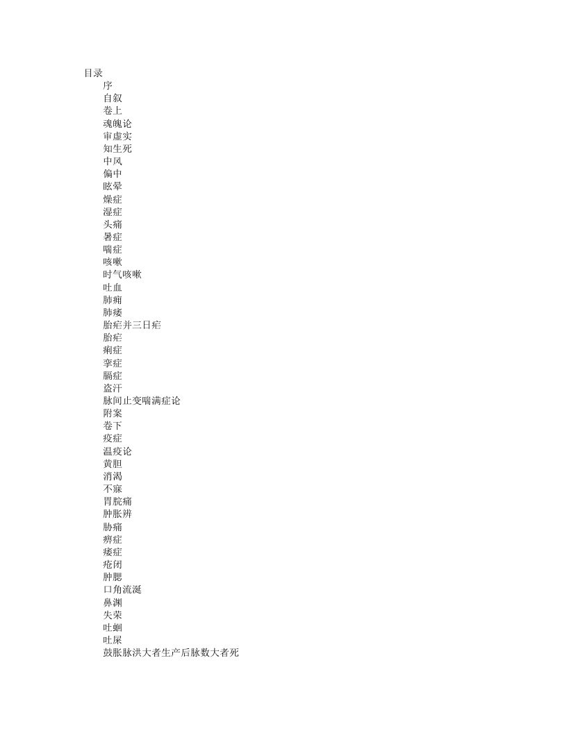 杂症会心录.txt 第1页