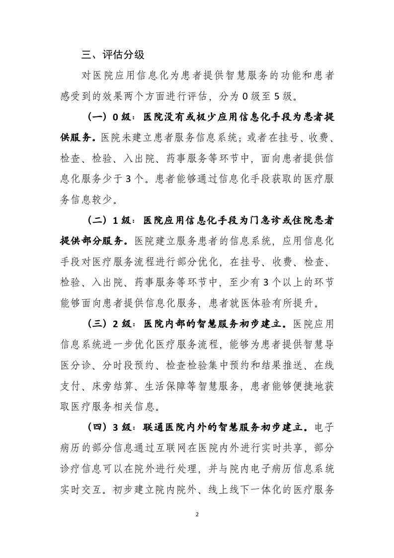 医院智慧服务分级评估标准体系（试行）.docx 第2页