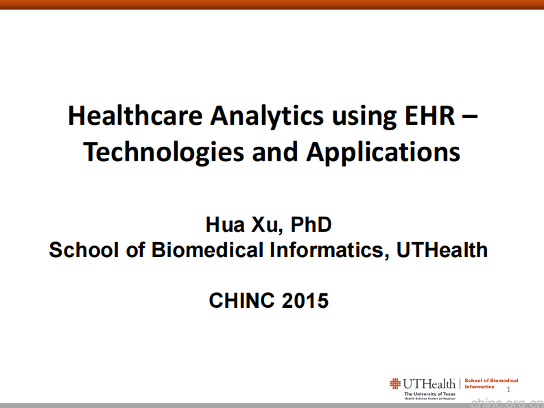 电子病历数据二次利用－ 解决方案和应用案例【徐华】.pdf 第1页
