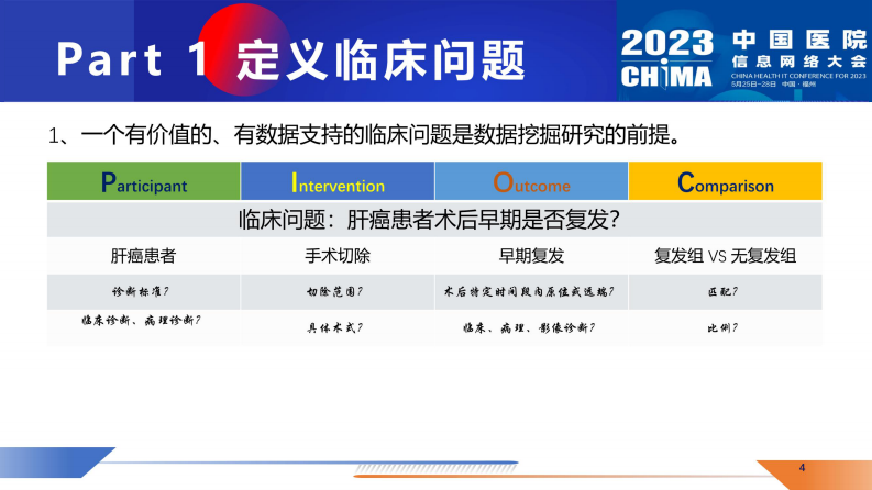 CHIMA2023-郭有-临床数据挖掘的基本流程与思想.pdf 第4页