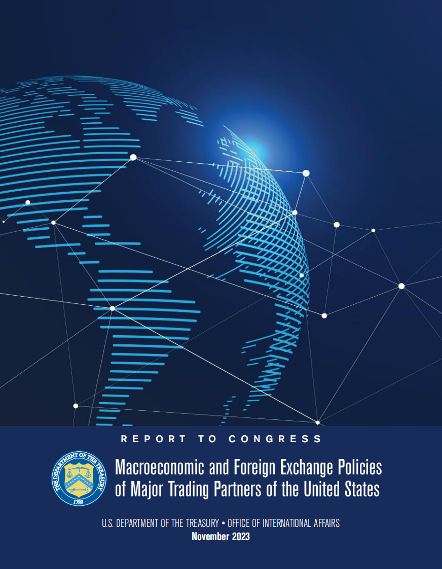 美国财政部-美国主要贸易伙伴宏观经济和外汇政策报告（英）-2023.11-47页.pdf 第1页