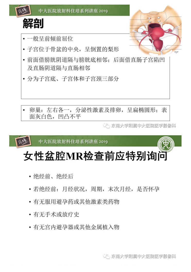 20200204_1【中大放射住培系列讲座】子宫影像解剖及相关MR信号分析.pdf 第2页