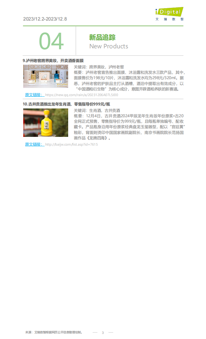 艾瑞咨询：2023年第50周：酒行业周度市场观察.pdf 第3页