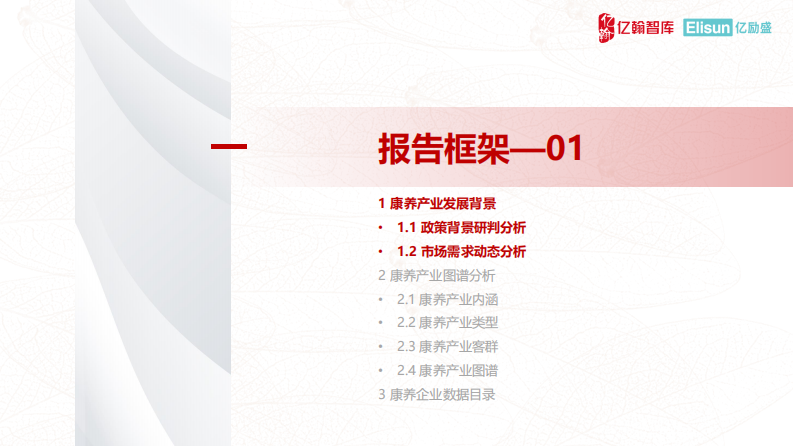 中国康养产业链图谱研究报告-亿翰智库&亿励盛-2023.12-33页.pdf 第3页