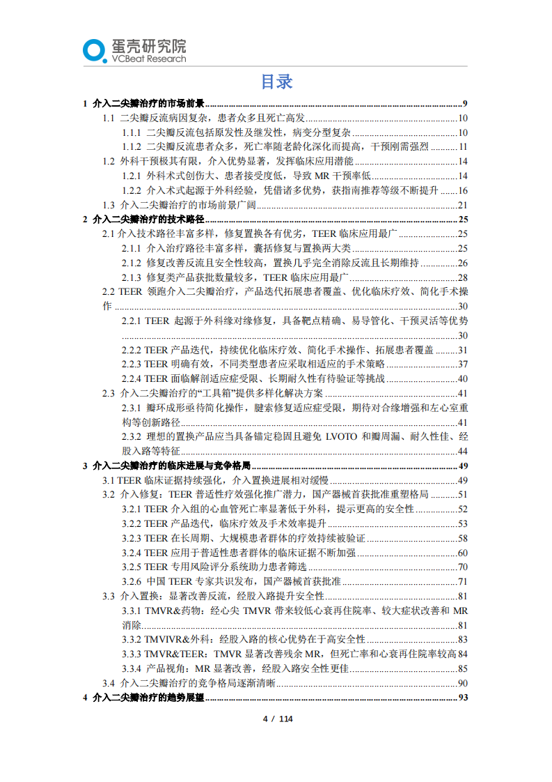 2024经导管二尖瓣介入治疗行业白皮书-蛋壳研究院-2024-114页.pdf 第4页