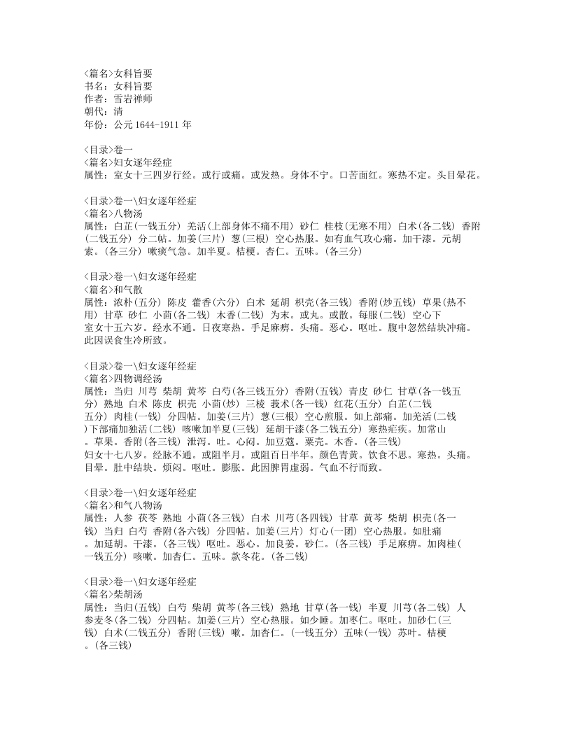 142-女科旨要.doc 第1页