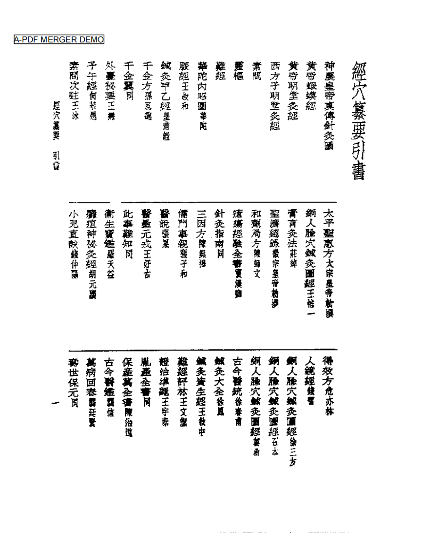 皇汉医学丛书10经穴纂要.pdf 第1页