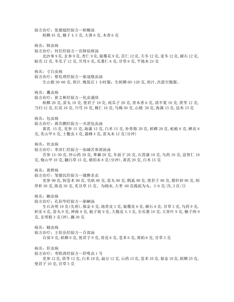 名医验方汇编.txt 第4页