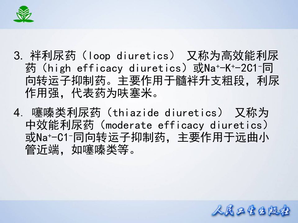 第二十四章  利尿药.ppt 第4页