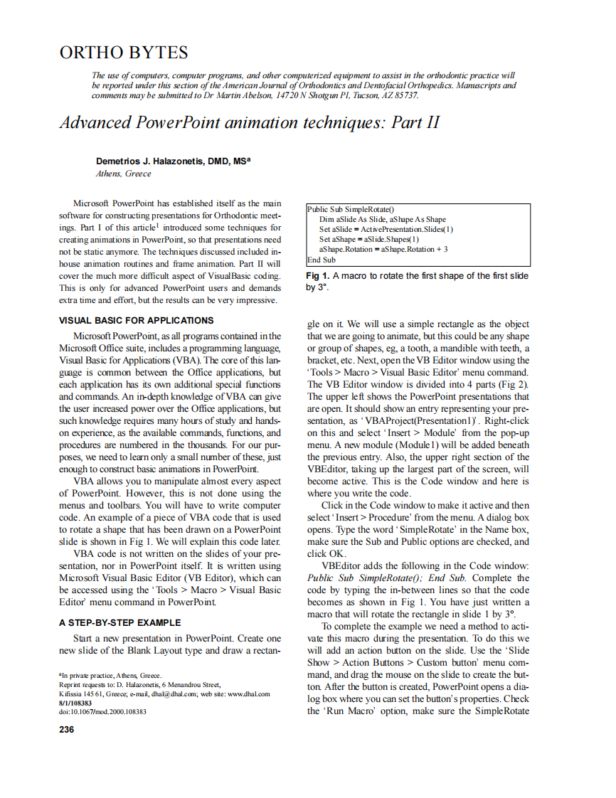 2000_118_2_236_240_Halazonetis.pdf 第1页