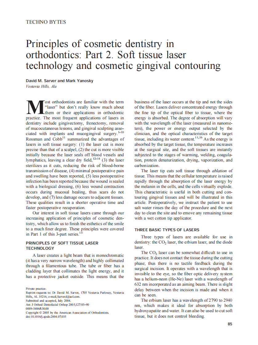 2005_127_1_85_90_Sarver.pdf 第1页