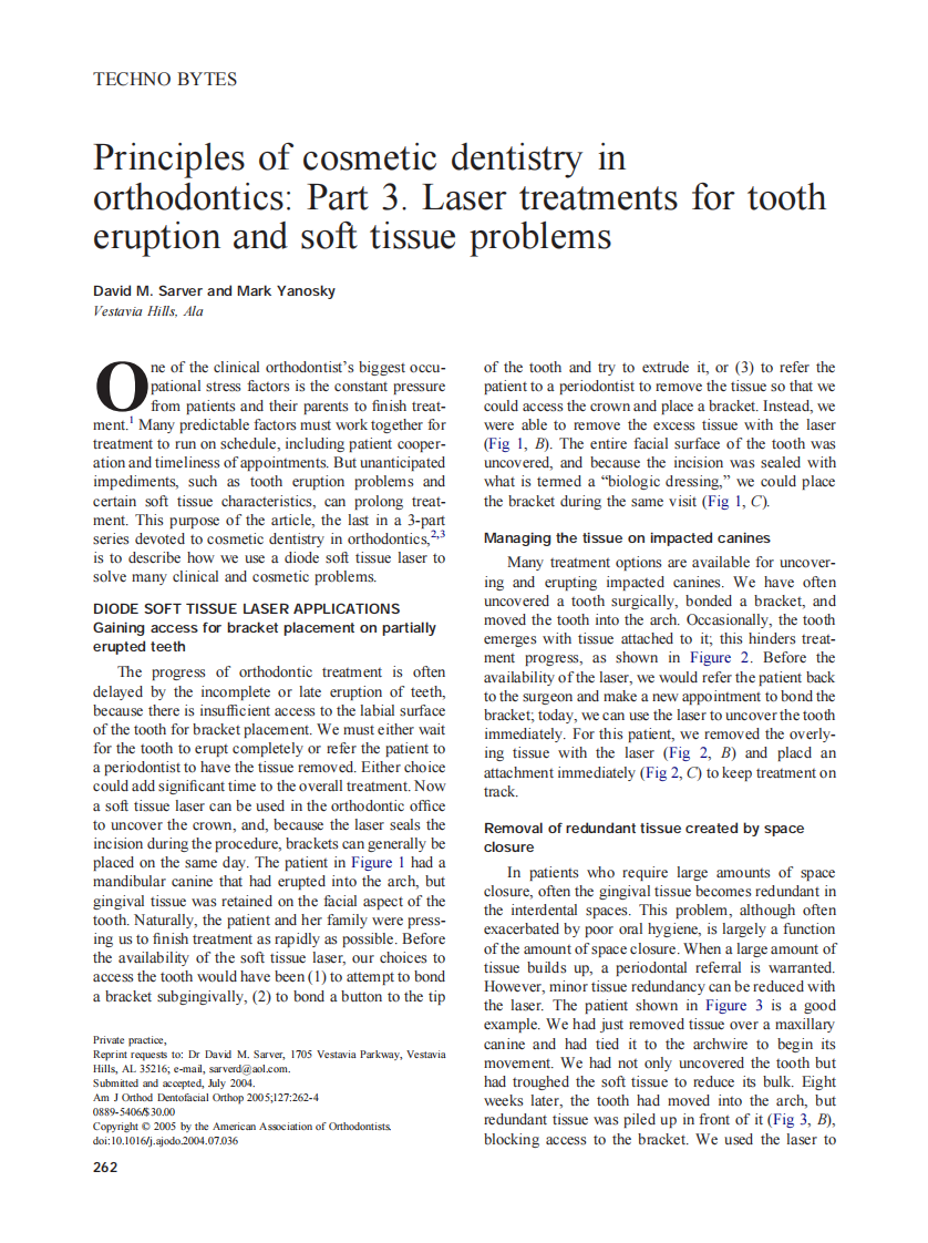 2005_127_2_262_264_Sarver.pdf 第1页