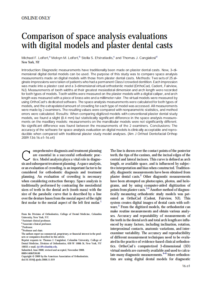 Leifert_Comparison-of-space-analysis-evaluations-with-digital-models-and-plaster-dental-casts_2009.pdf 第1页
