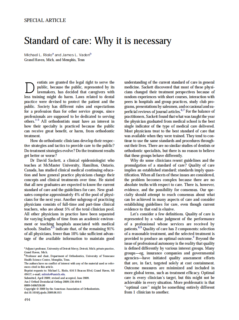 Riolo_2009_American-Journal-of-Orthodontics-and-Dentofacial-Orthopedics.pdf 第1页