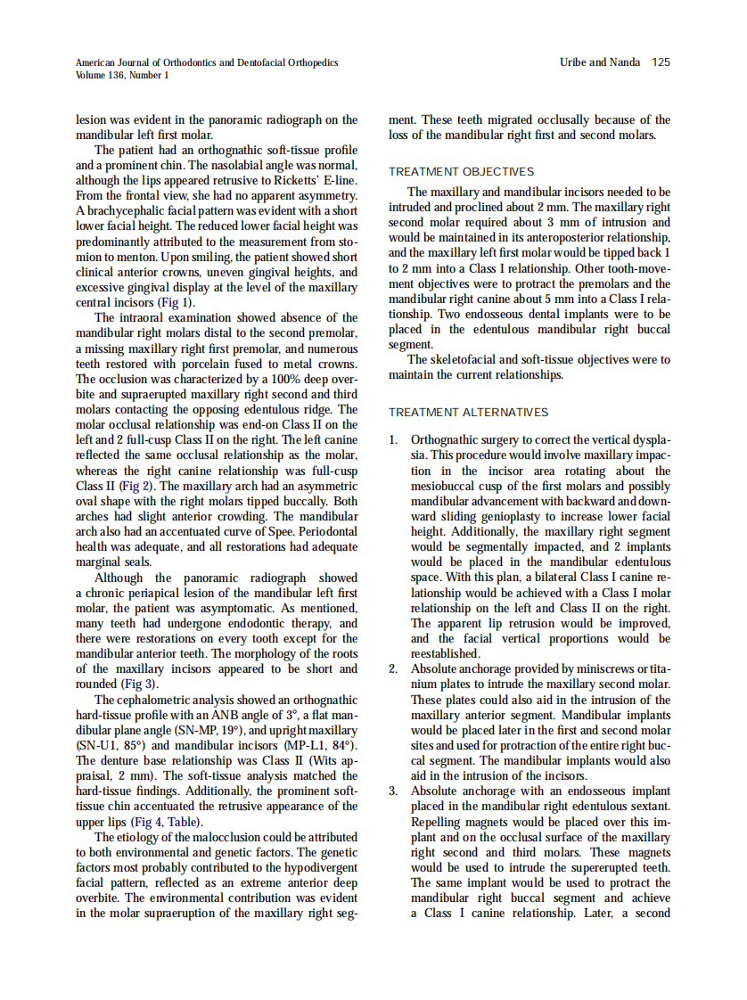 Uribe_Intramaxillary-and-intermaxillary-absolute-anchorage-with-an-endosseous-dental-implant-and-rare-earth-magnets_2009.pdf 第2页