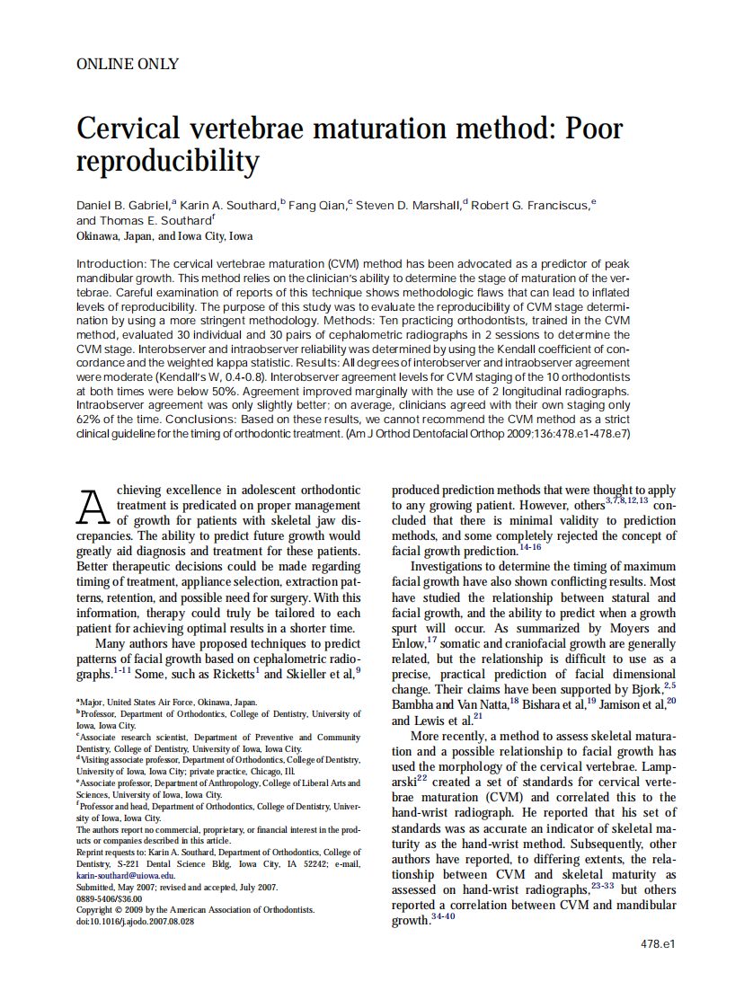 Gabriel_2009_American-Journal-of-Orthodontics-and-Dentofacial-Orthopedics_1.pdf 第1页