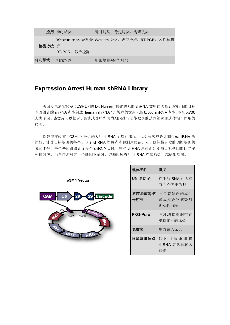 人和小鼠shRNA文库.doc 第3页