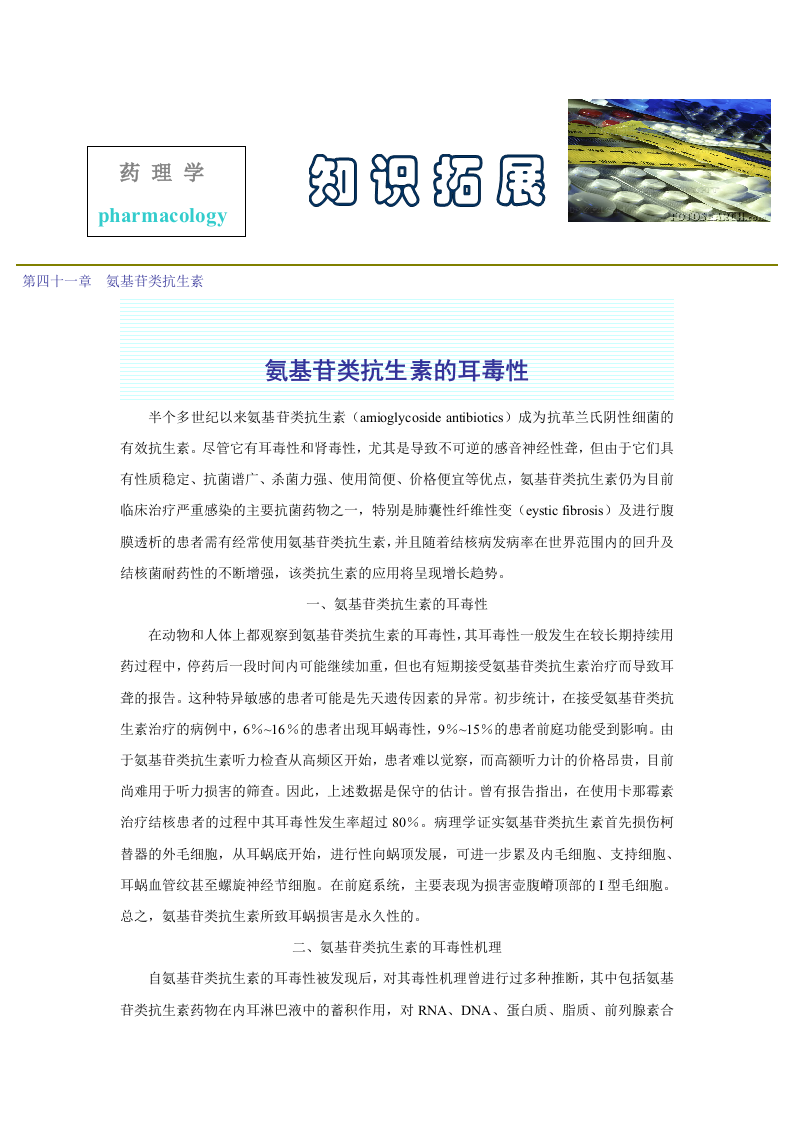 第四十一章  氨基苷类抗生素.doc 第1页