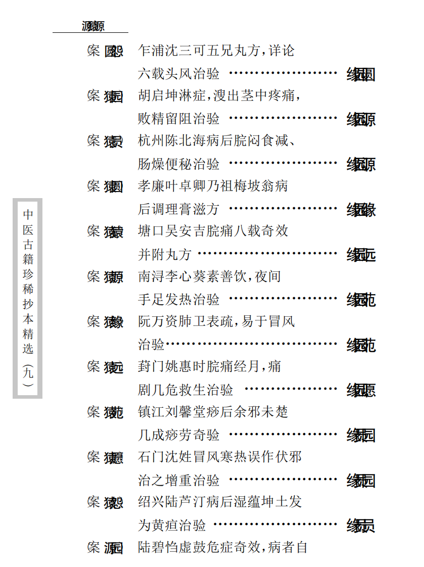 中医古籍珍稀抄本精选--竹亭医案（下册）.pdf 第5页