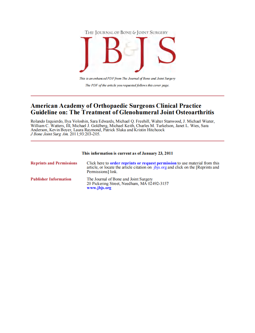 2011+AAOS临床实践指南：肩关节骨性关节炎的治疗.pdf 第1页