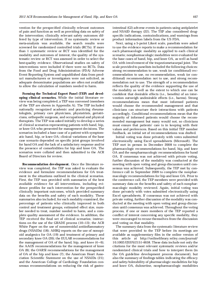 2012+ACR+关于手部、髋部和膝部骨关节炎的非药物和药物治疗的建议.pdf 第3页