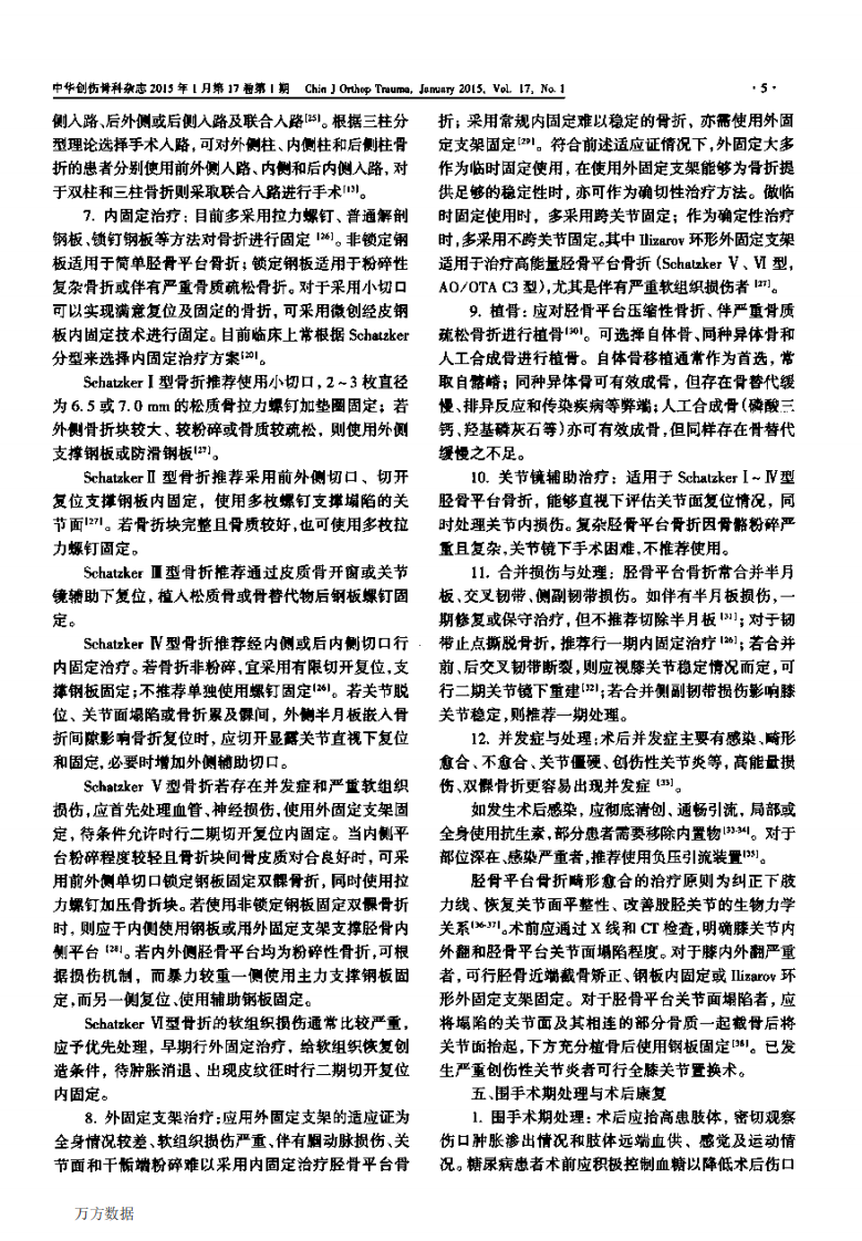 胫骨平台骨折诊断与治疗的专家共识.pdf 第3页