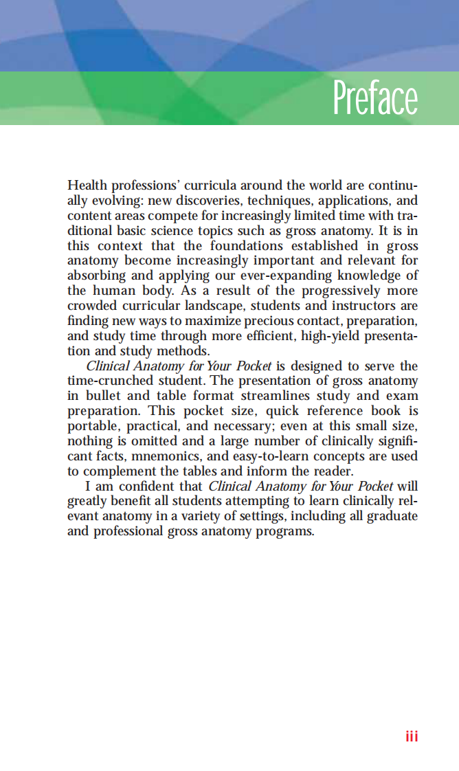 口袋版临床解剖学（2008高清英文版）Clinical Anatomy for Your Pocket.pdf 第5页