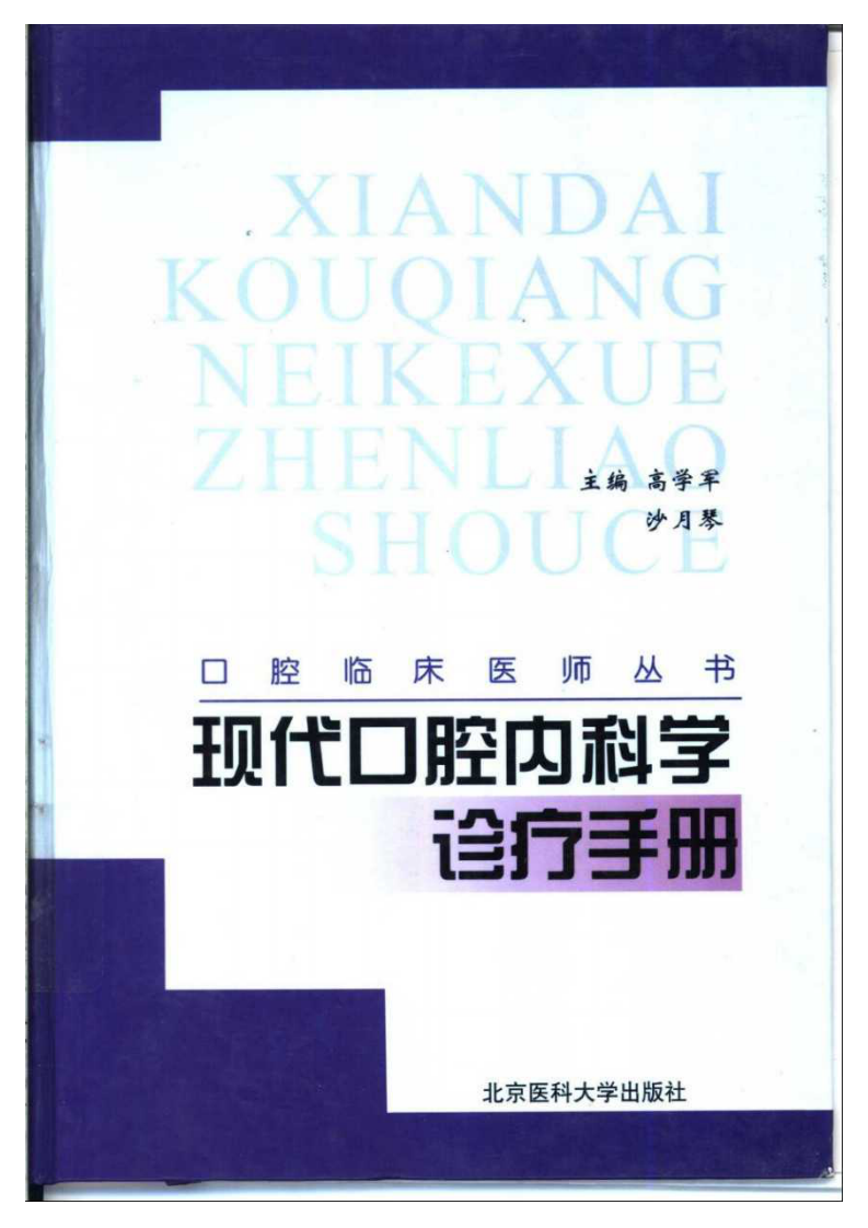 现代口腔内科学诊疗手册.pdf 第1页