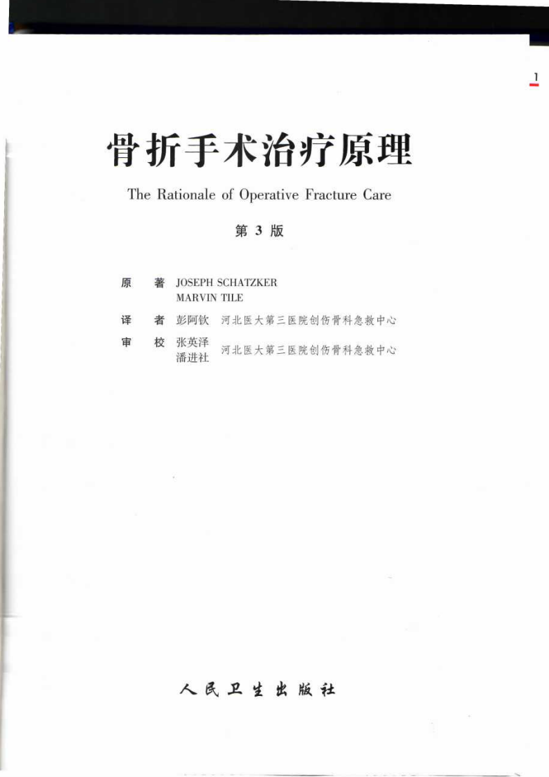 骨折手术治疗原理（第3版） （高清中文版）.pdf 第2页