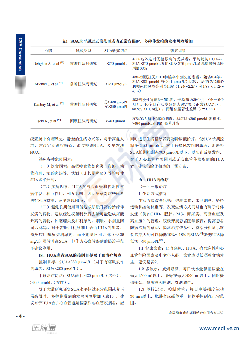 高尿酸血症和痛风治疗中国专家共识.pdf 第4页