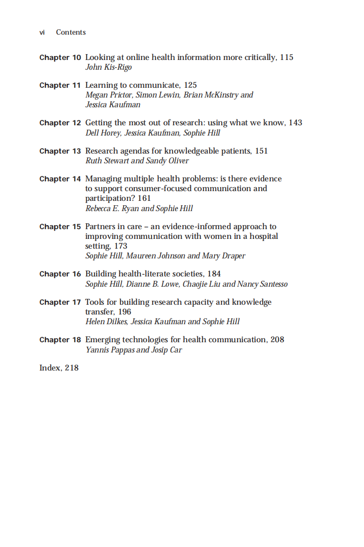 如何与知识渊博的病人沟通（2011高清英文版）The Knowledgeable Patient munication and Participation in Health.pdf 第5页