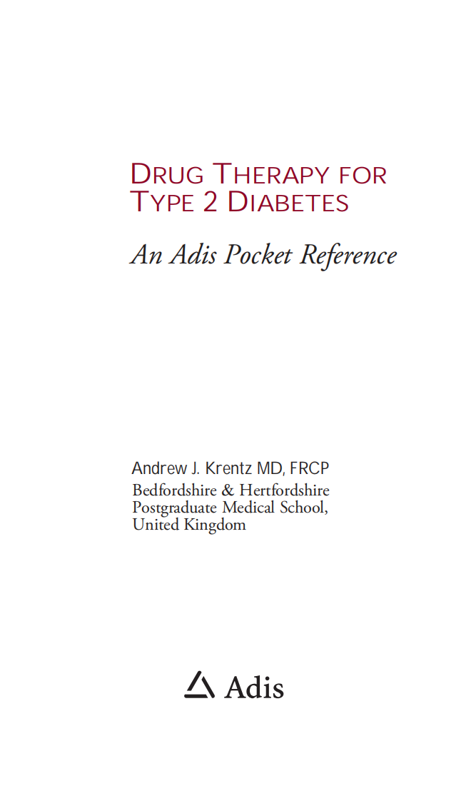 2型糖尿病的药物治疗（2012高清英文版）Drug Therapy for Type 2 Diabetes.pdf 第3页