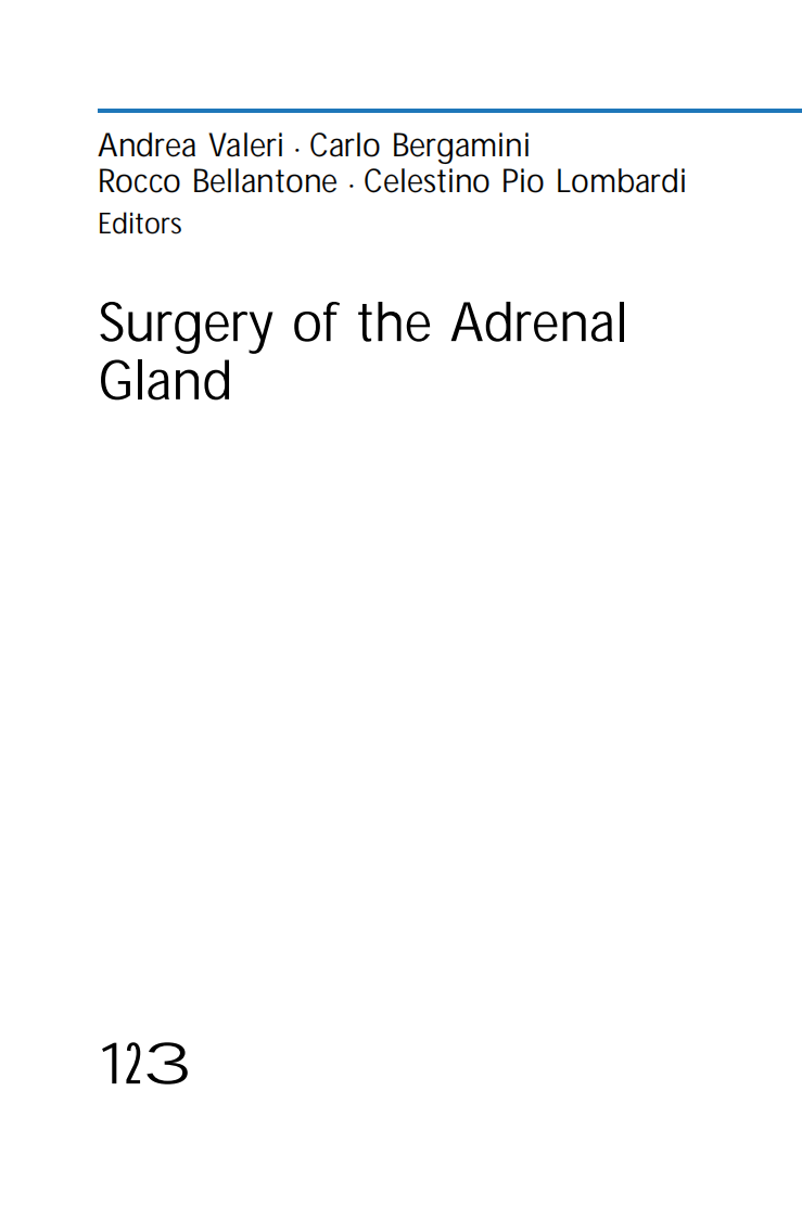 肾上腺的手术（2012高清英文版）Surgery of the Adrenal Gland.pdf 第2页