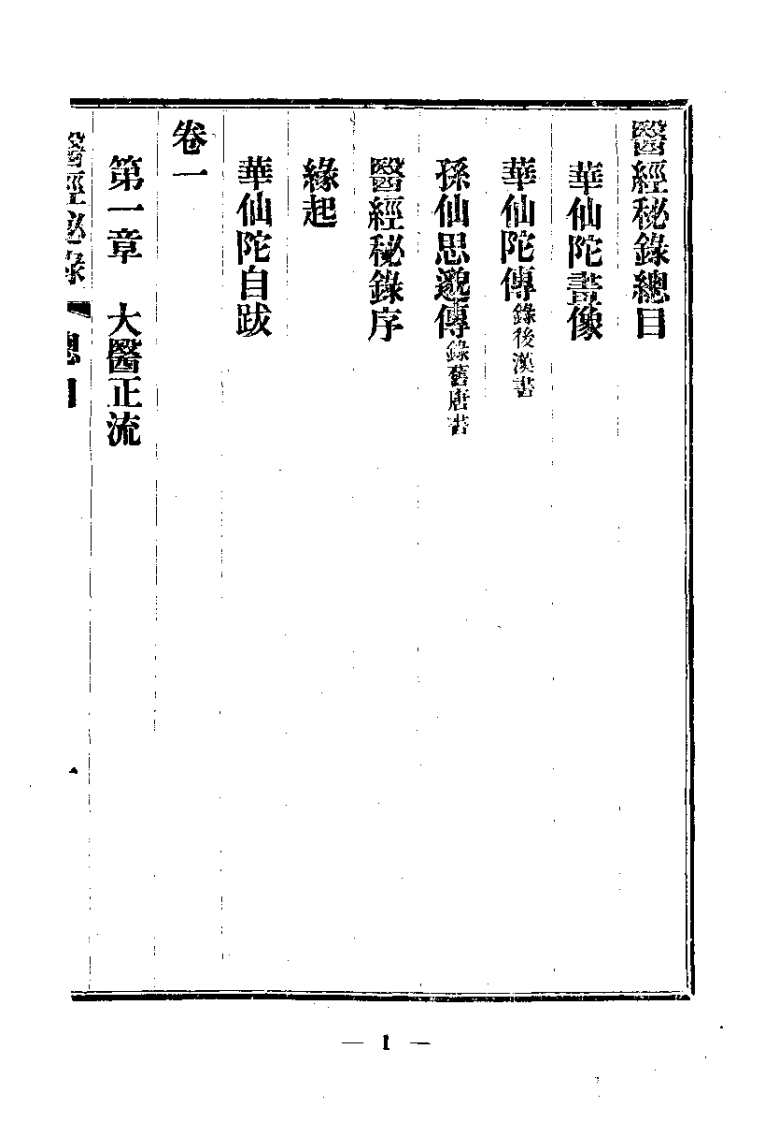医经秘录（孙思邈）.pdf 第1页