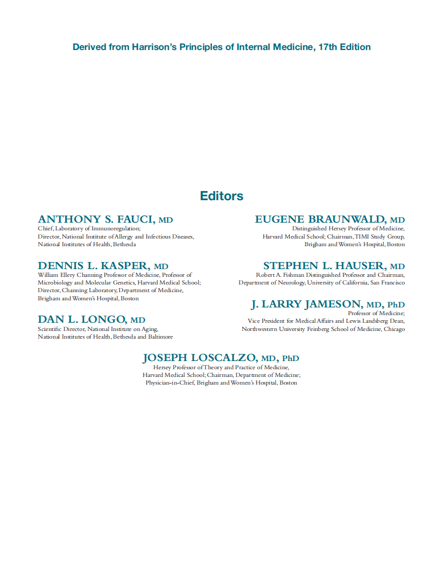 哈里森呼吸病学与危重症医学（2010高清英文版）Harrison's+Pulmonary+And+Critical+Care+Medicine.pdf 第3页