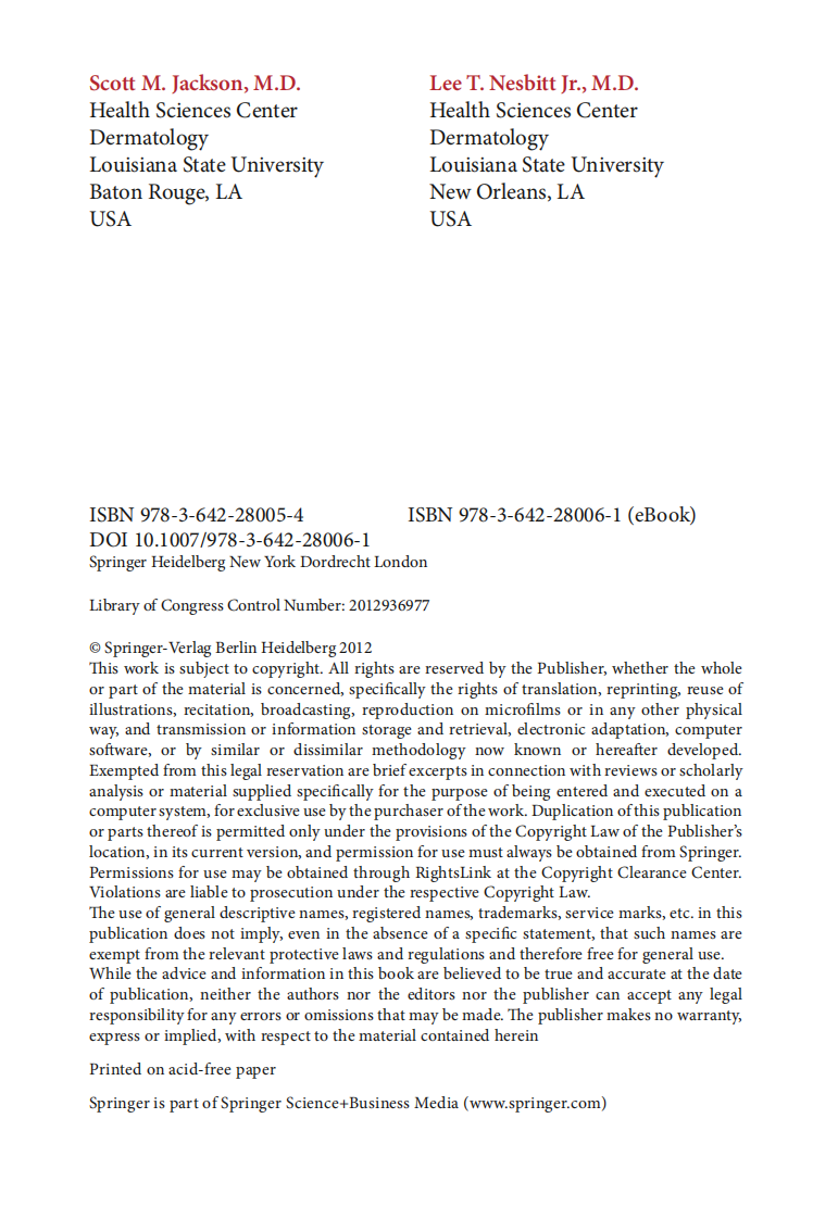 皮肤病的鉴别诊断（2012高清英文版）Differential Diagnosis for the Dermatologist.pdf 第5页