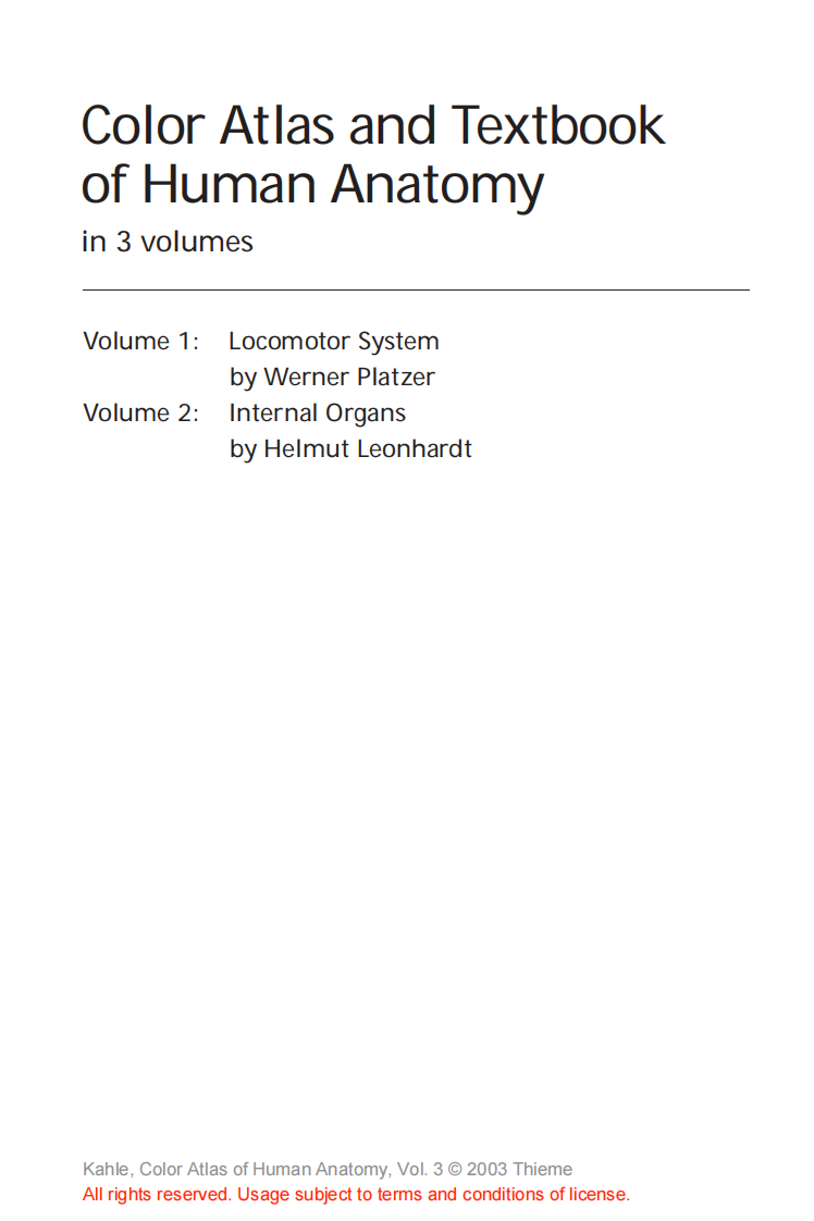 国外神经解剖学彩色图谱（高清英文版）Color Atlas and Textbook of Human Anatomy.pdf 第4页