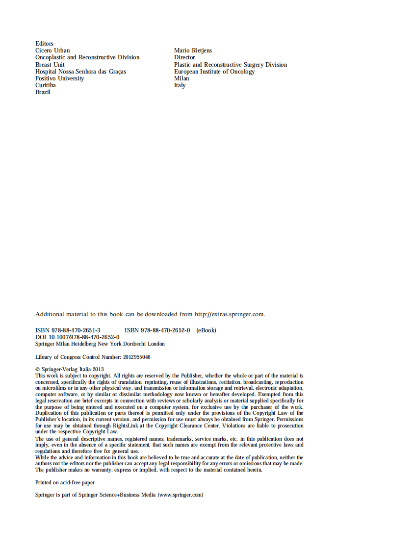 乳腺整形外科（2013高清英文版）Oncoplastic and Reconstructive Breast Surgery.pdf 第4页