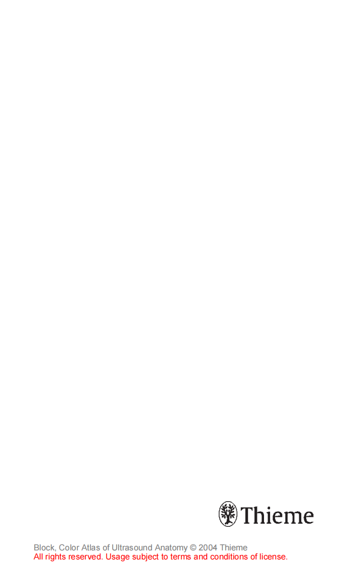 [Color.Atlas.医学书籍].Color.Atlas.of.Ultrasound.Anatomy.(B.Block,.Thieme.2004,.ISBN.1588902811).pdf 第2页