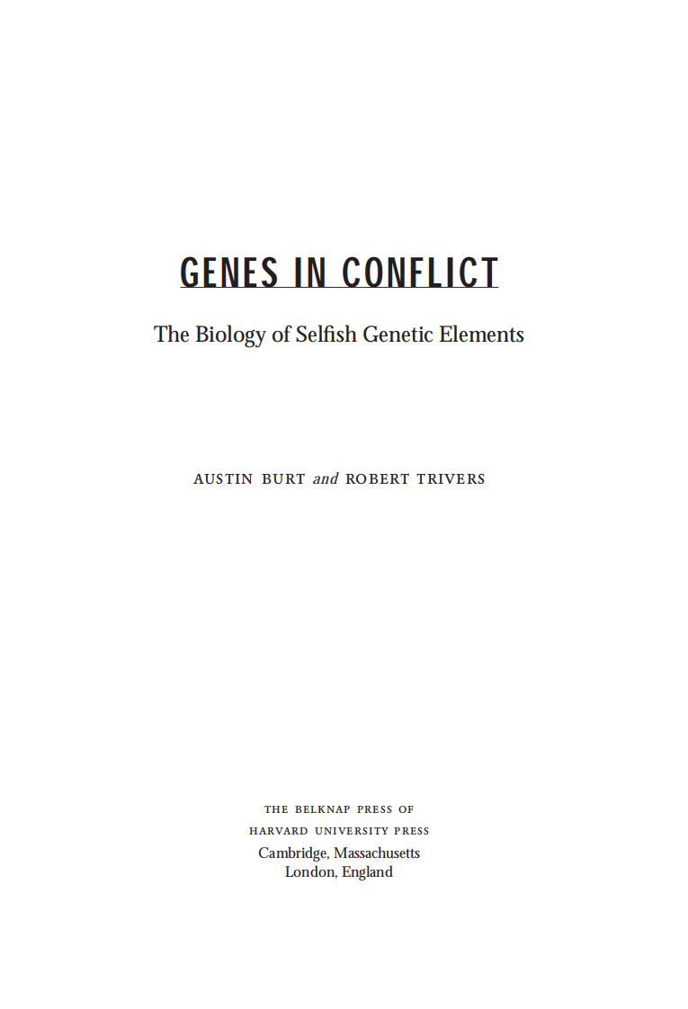 《Genes in Conflict： the biology of selfish genetic elements》生物学.pdf 第4页