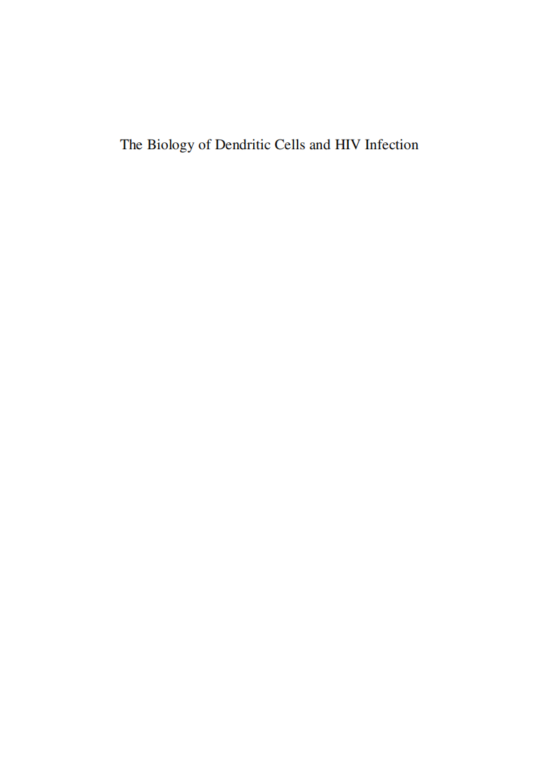 Gessani_The Biology of Dendritic Cells and HIV Infection 细胞与病毒感染.pdf 第2页