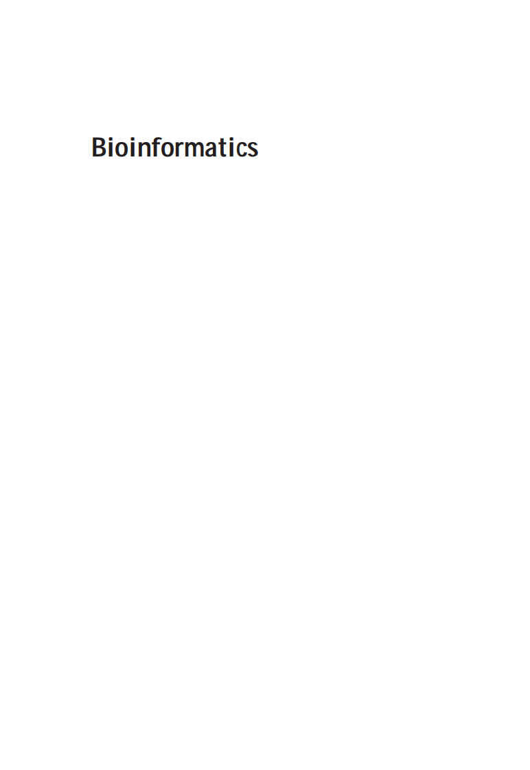 生物信息Bioinformatics Genomics and Post-Genomics.pdf 第3页