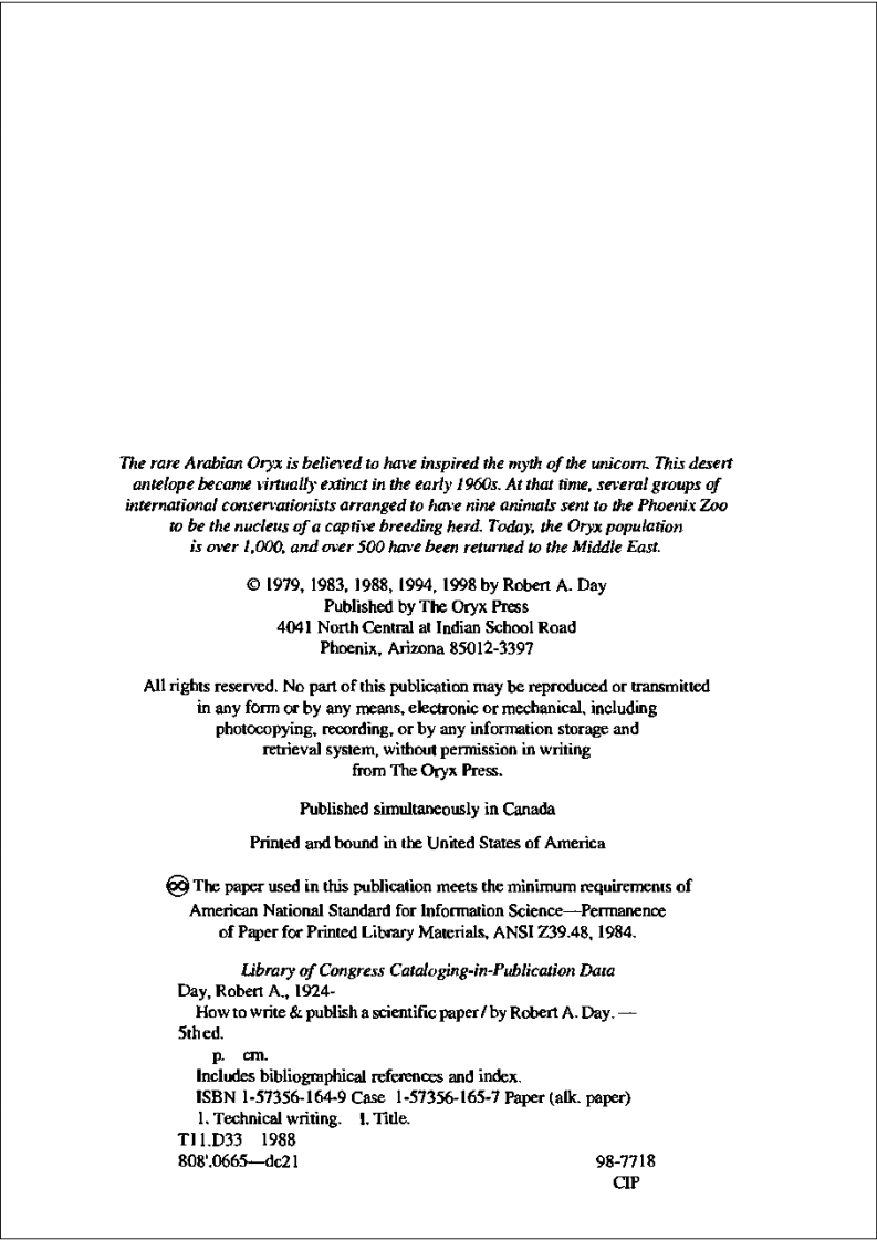 How to Write and Publish a Scientific Paper -5th【微信公众号：bioworlde】.pdf 第2页