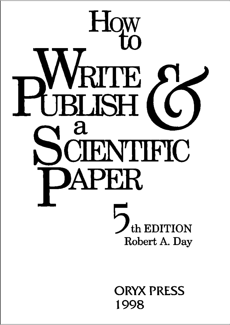 How to Write and Publish a Scientific Paper -5th【微信公众号：bioworlde】.pdf 第1页